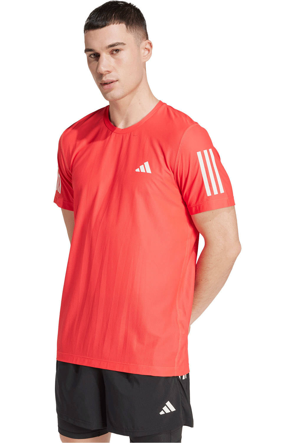 Own the run camiseta técnica manga corta hombre Rojo (XL)