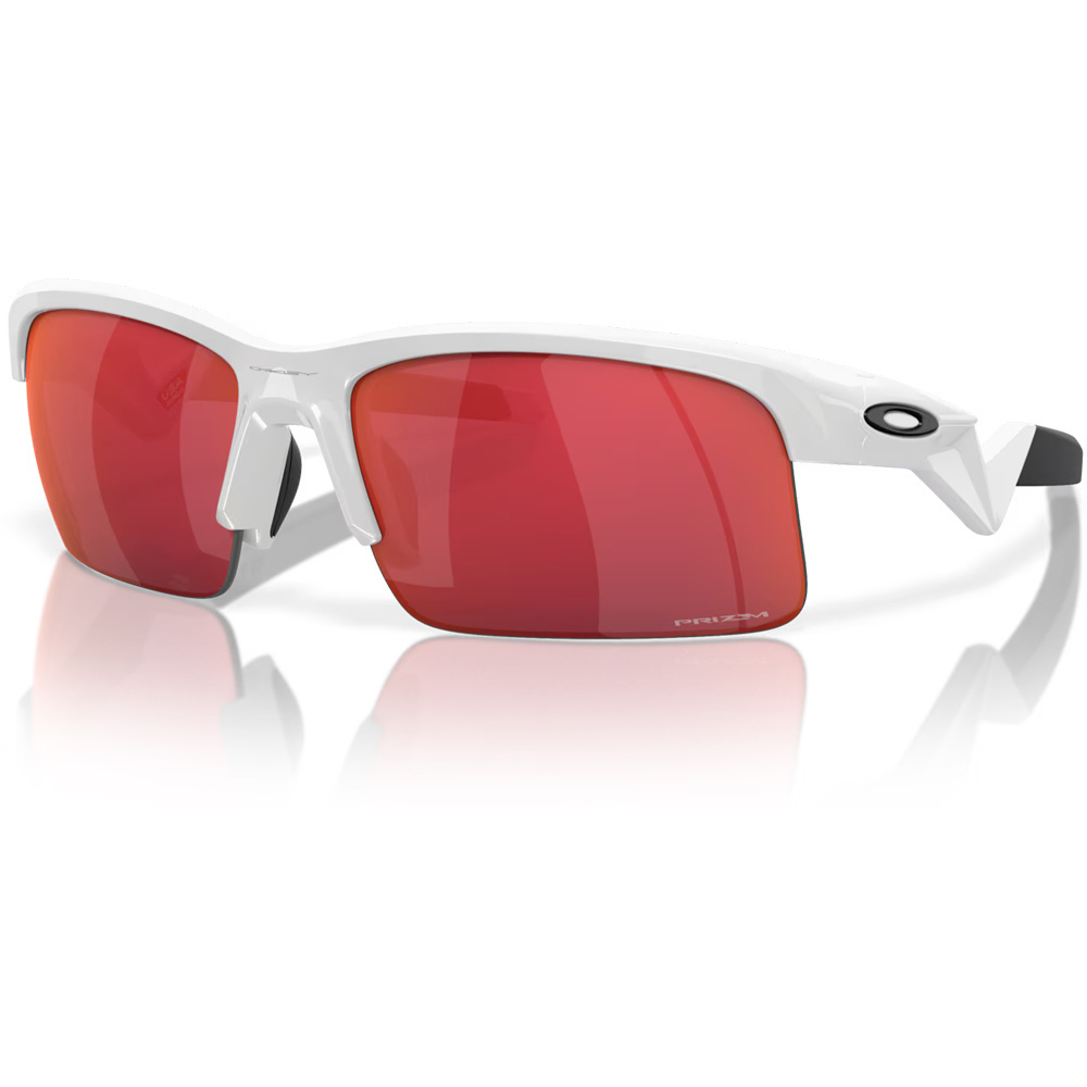 Oakley Capacitor pol white w/ prizm field gafas deportivas infantiles