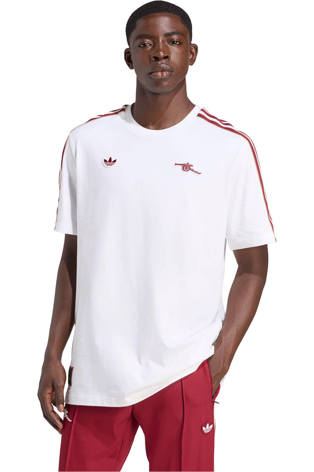 Arsenal terrace icons camiseta manga corta hombre Blanco (XL)