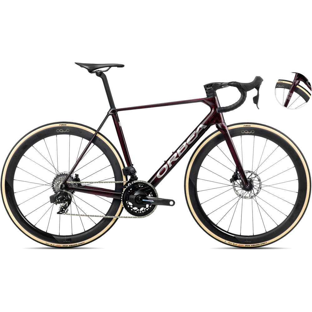 Orca m21eltd pwr bicicletas de carretera carbono Granate (53)
