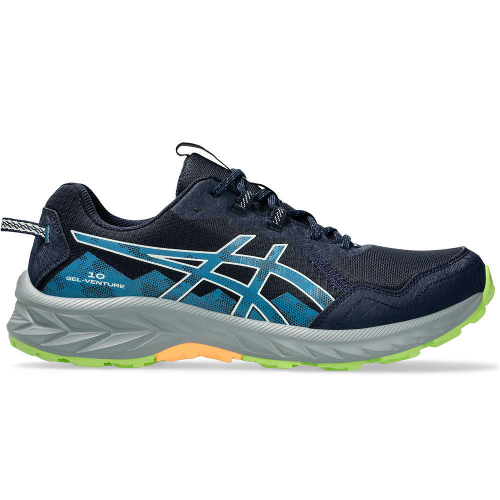 Gel-venture 10 zapatillas trail hombre Negro (40,5)