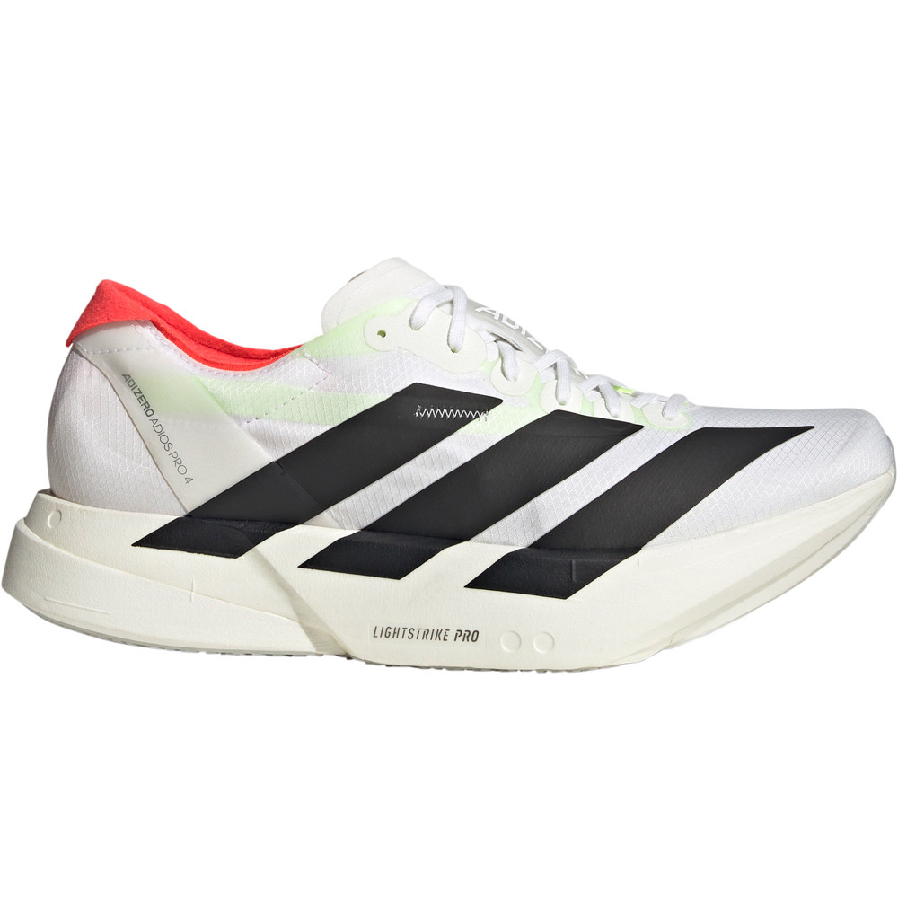 Adizero adios pro 4 zapatilla running hombre Blanco (45 1/3)
