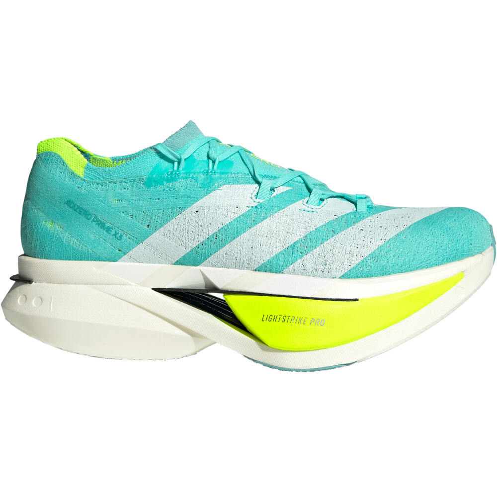Adizero prime x3 strung zapatilla running hombre Verde (44 2/3)