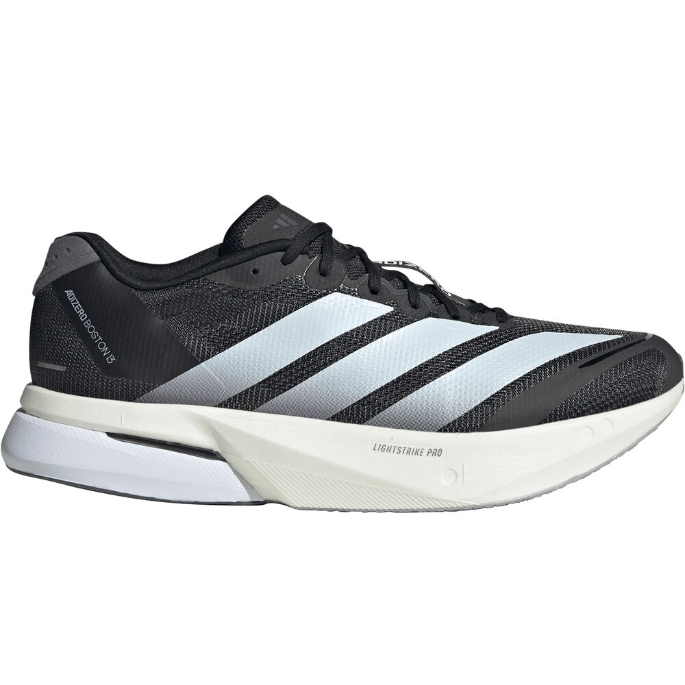 Adizero boston 13 zapatilla running hombre Negro (49 1/3)