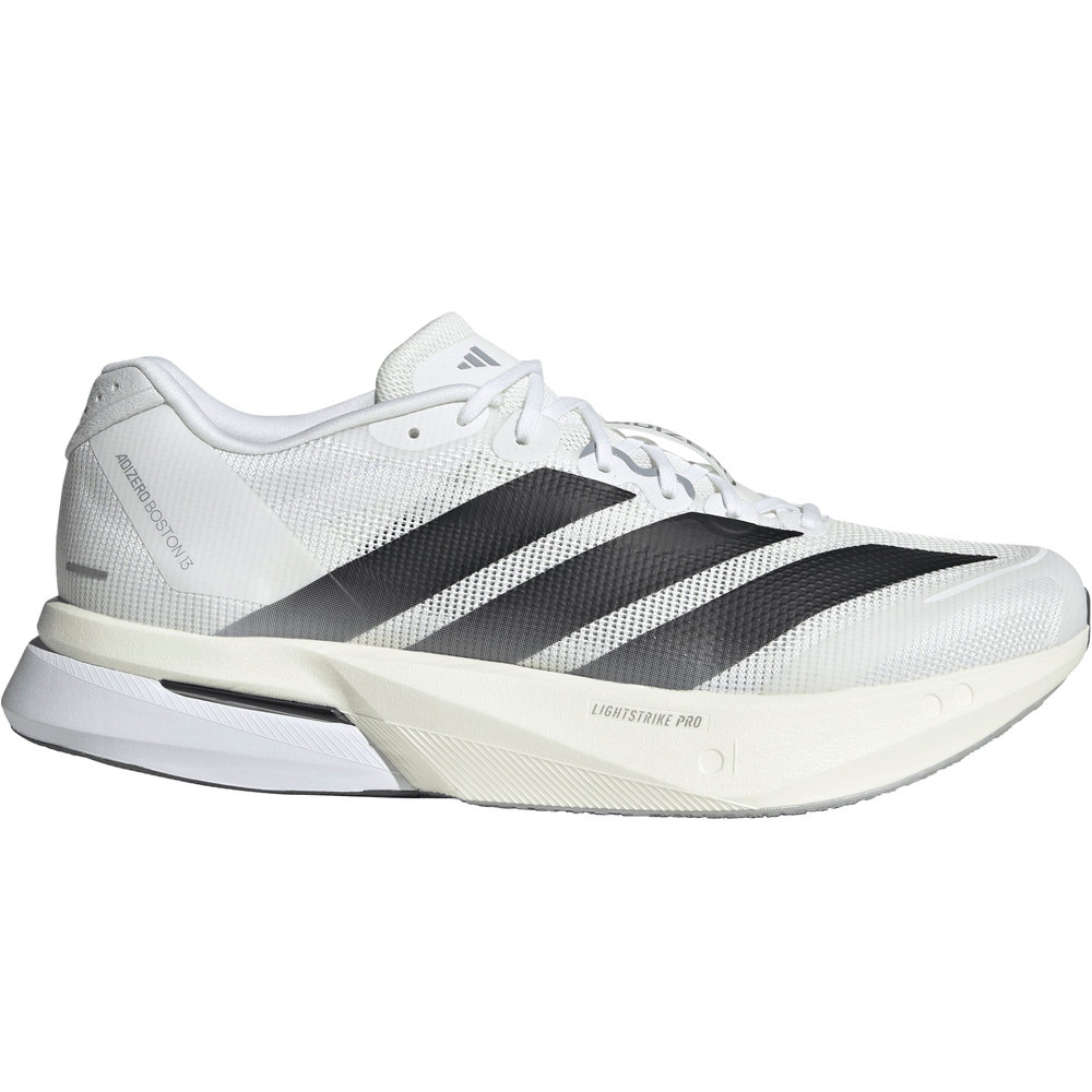 Adizero boston 13 zapatilla running hombre Blanco (48)