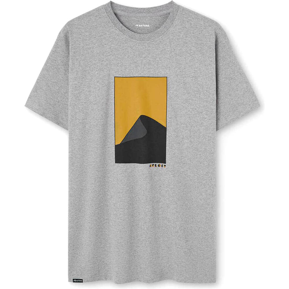 Roffe camiseta manga corta hombre Gris (L)