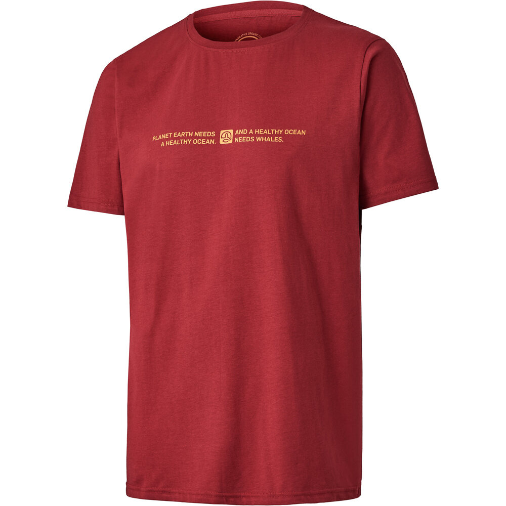 Claddagh camiseta manga corta hombre Rojo (M)