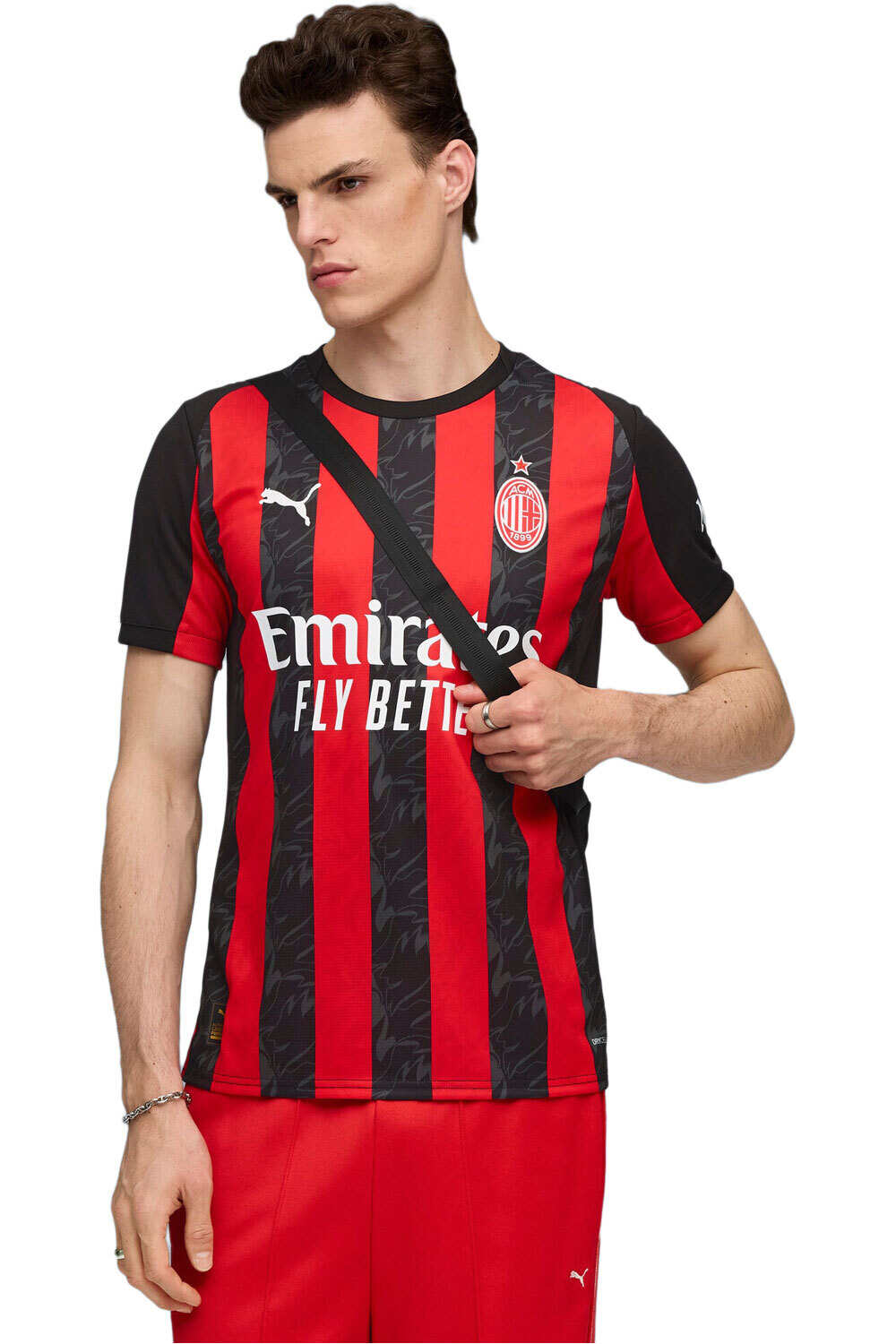 Milan 25/26 primera equipacion camiseta de fĂștbol oficiales Negro (L)
