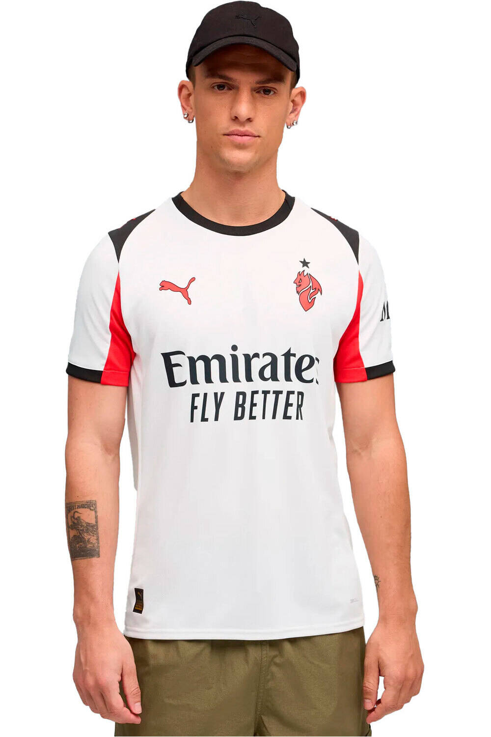 Milan 25/26 segunda equipacion camiseta de fútbol oficiales Blanco (L)