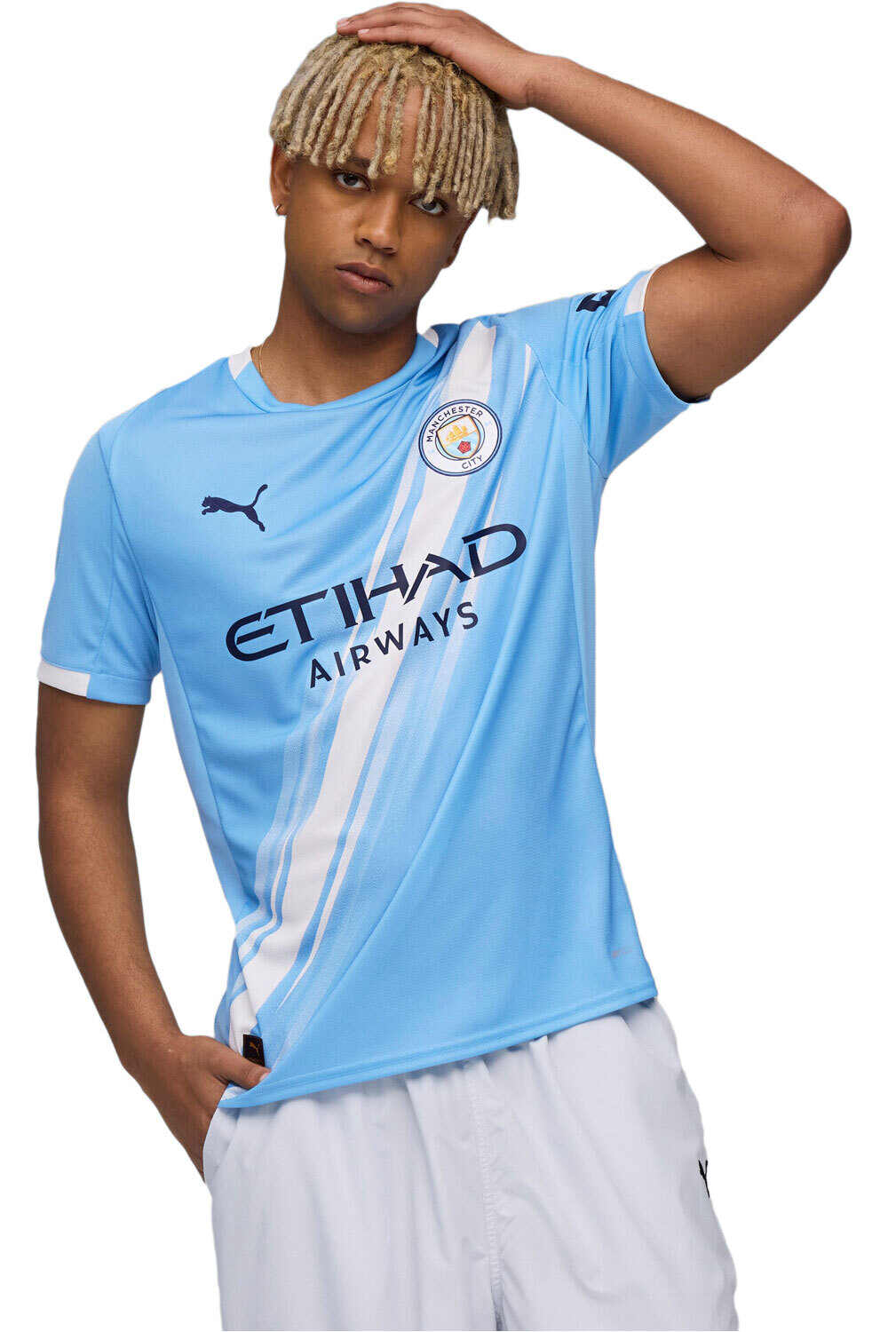 Manchester city 25/26 primera equipacion camiseta de fútbol oficiales Azul (S)