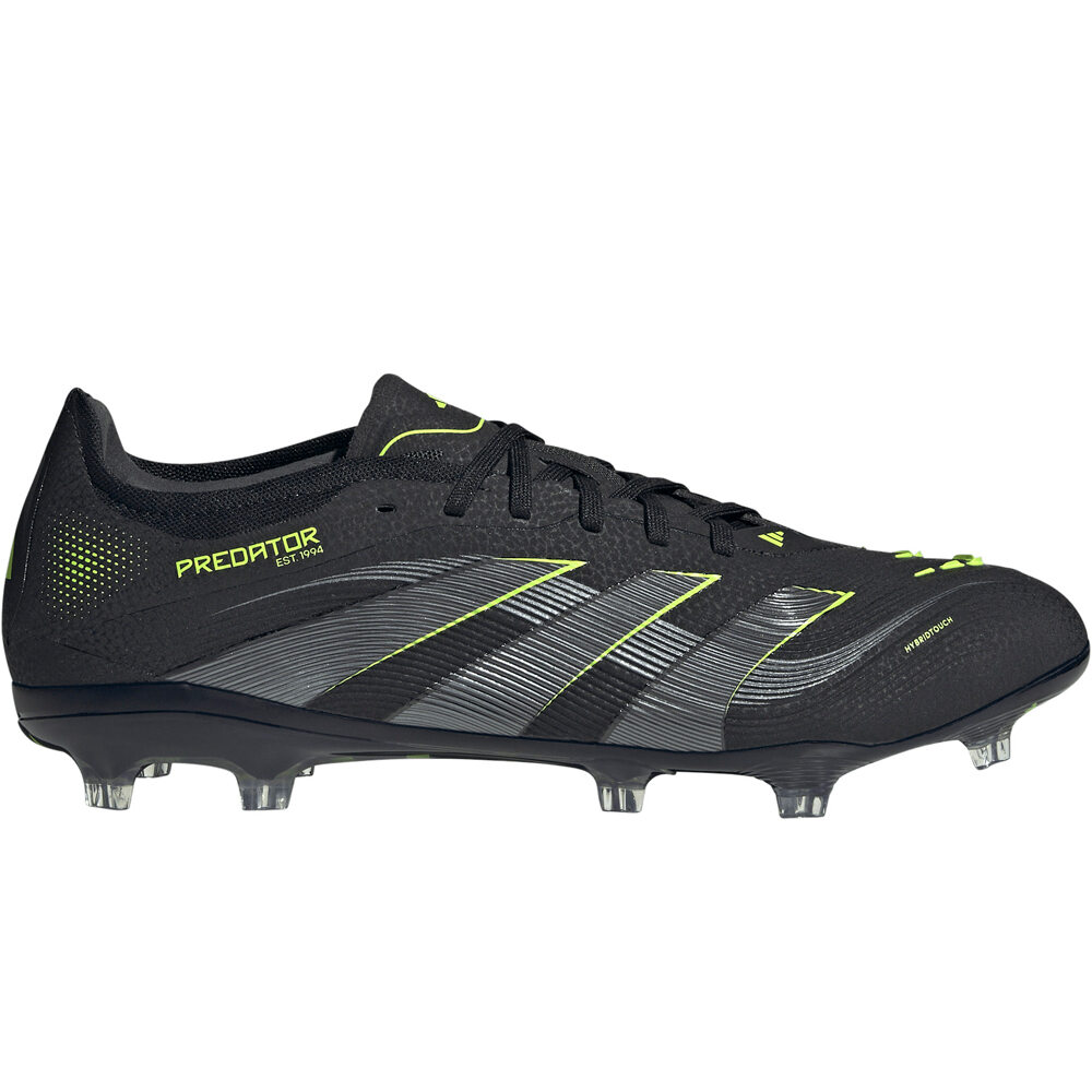Predator pro fg botas de futbol cesped artificial Negro (40 2/3)