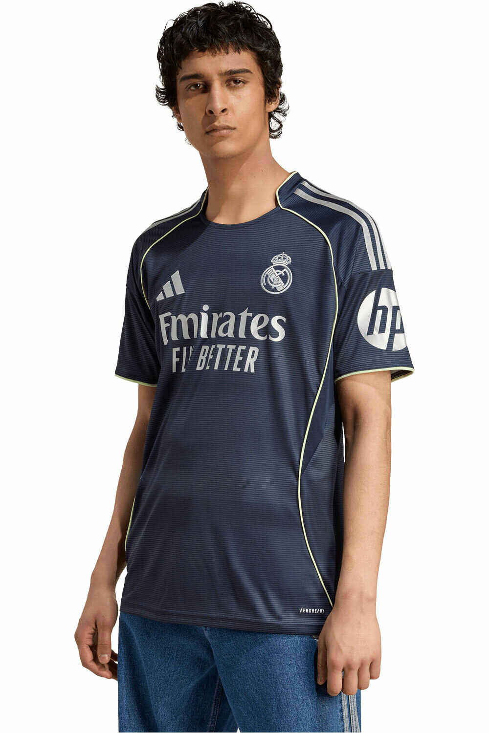 Real madrid 25/26 segunda equipacion camiseta de fútbol oficiales Marino (S)
