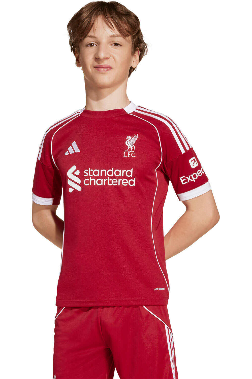 Adidas liverpool 25/26 segunda equipacion camiseta de fútbol oficiales niño