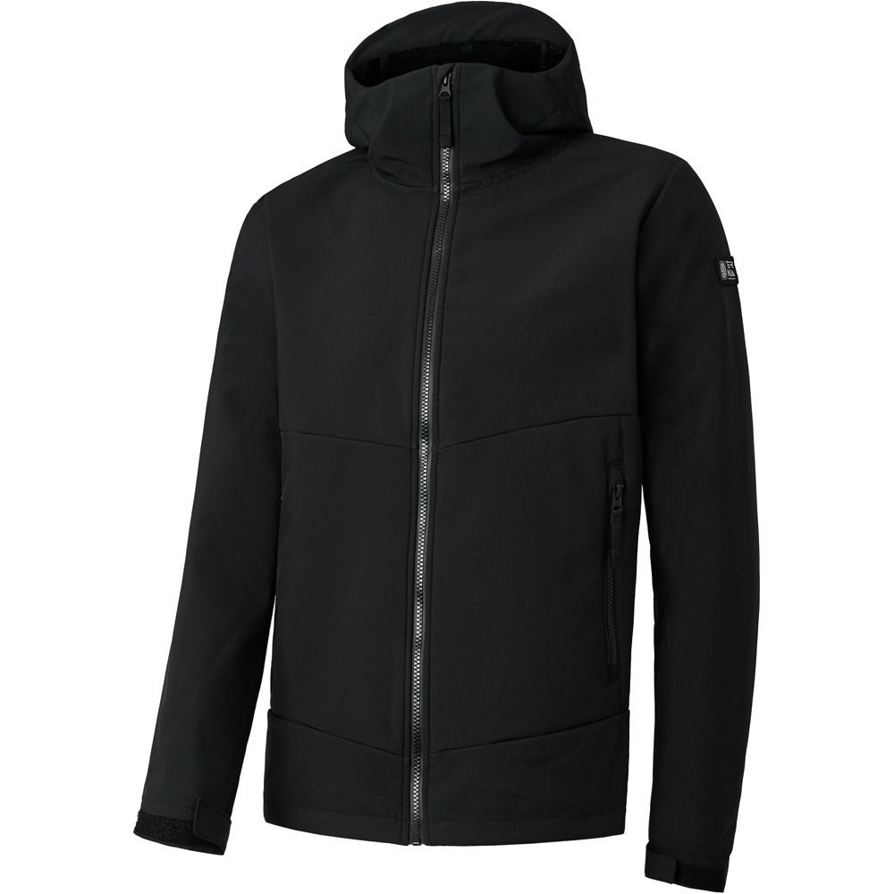 Benton chaqueta softshell hombre Negro (M)