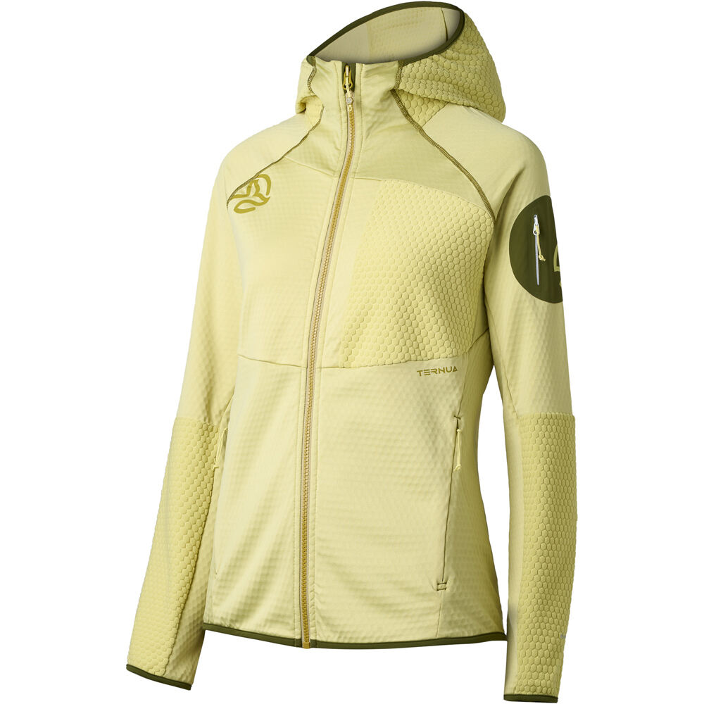 Ragger hood forro polar mujer Verde (L)