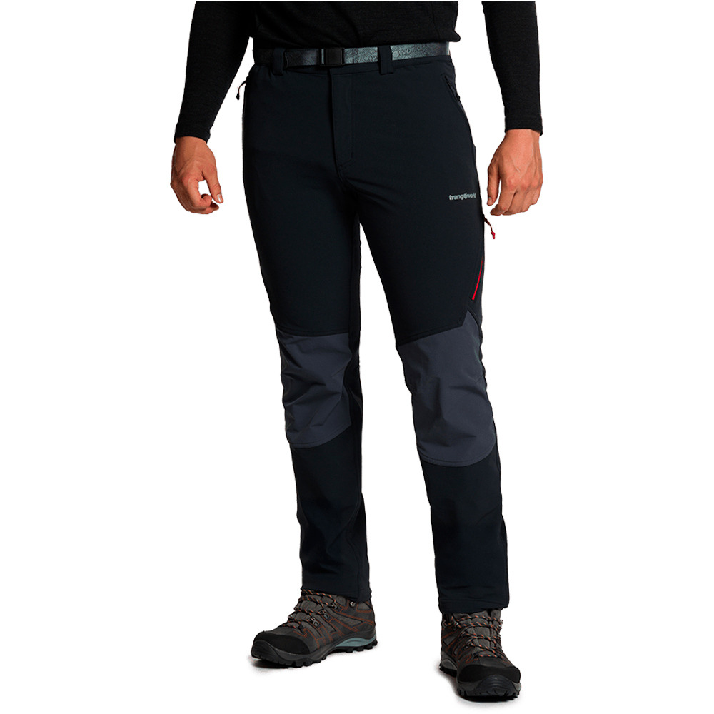 Rovek v02 pantalón montaña hombre Negro (M)