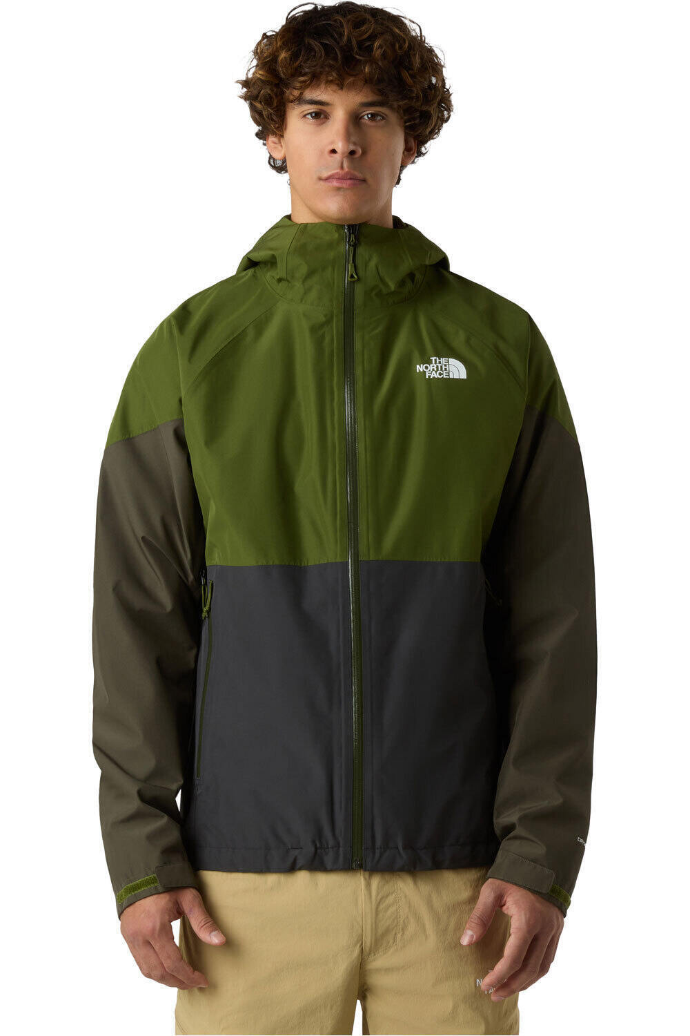 Lightning chaqueta impermeable hombre Verde (M)
