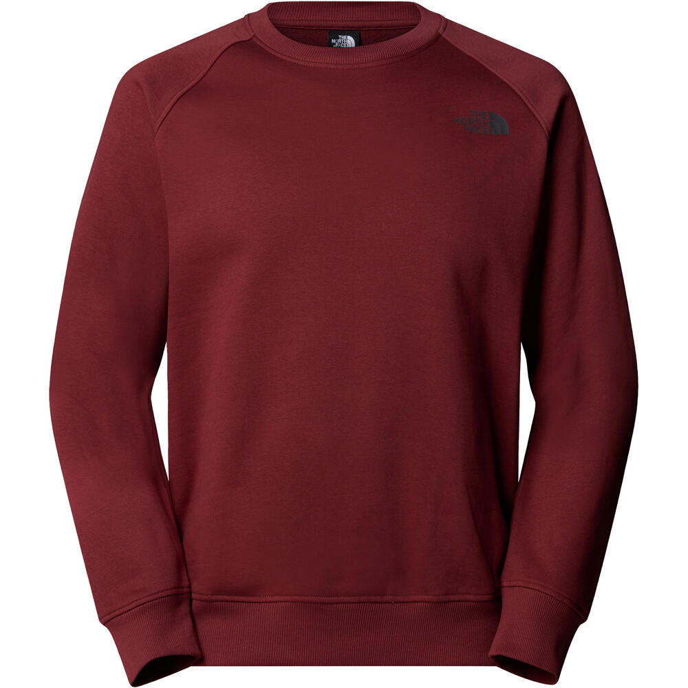Raglan box nse Sudaderas Montaña Hombre Granate (L)