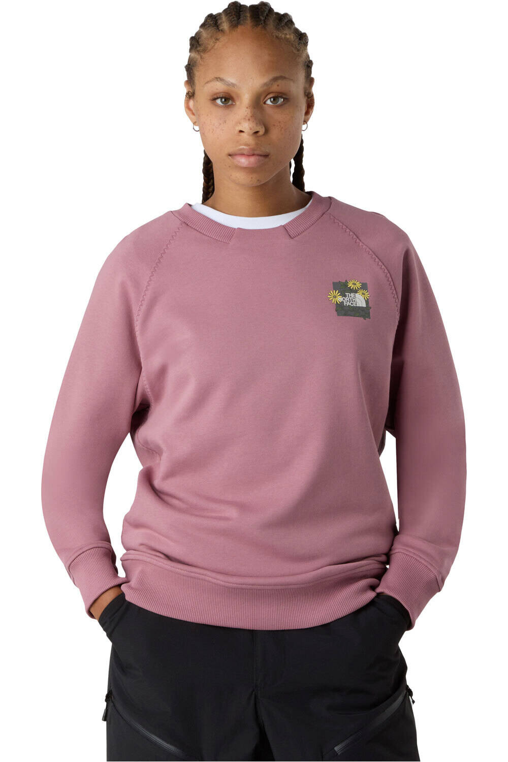 Connect Sudaderas Montaña Mujer Rosa (L)