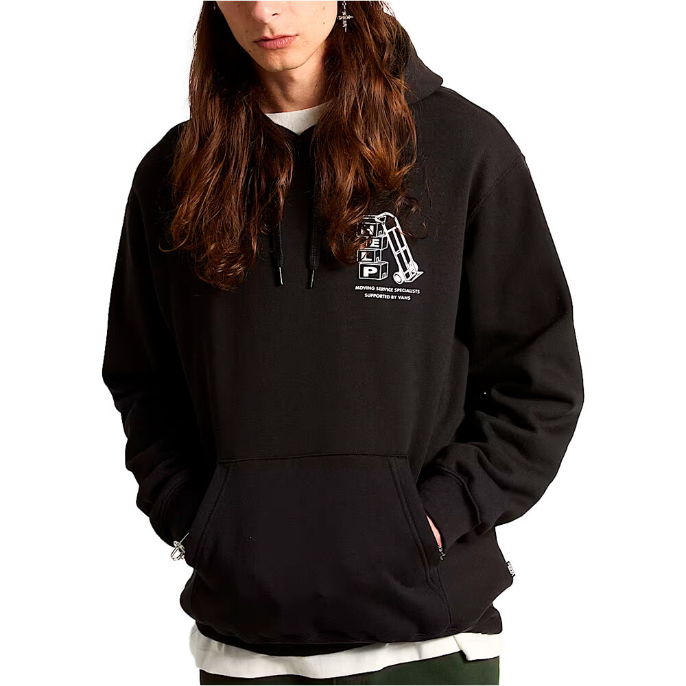 Moving co sudadera hombre Negro (M)