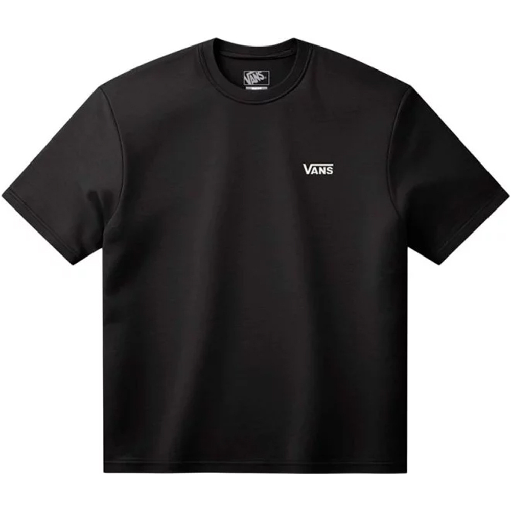 Left chest camiseta manga corta hombre Negro (M)