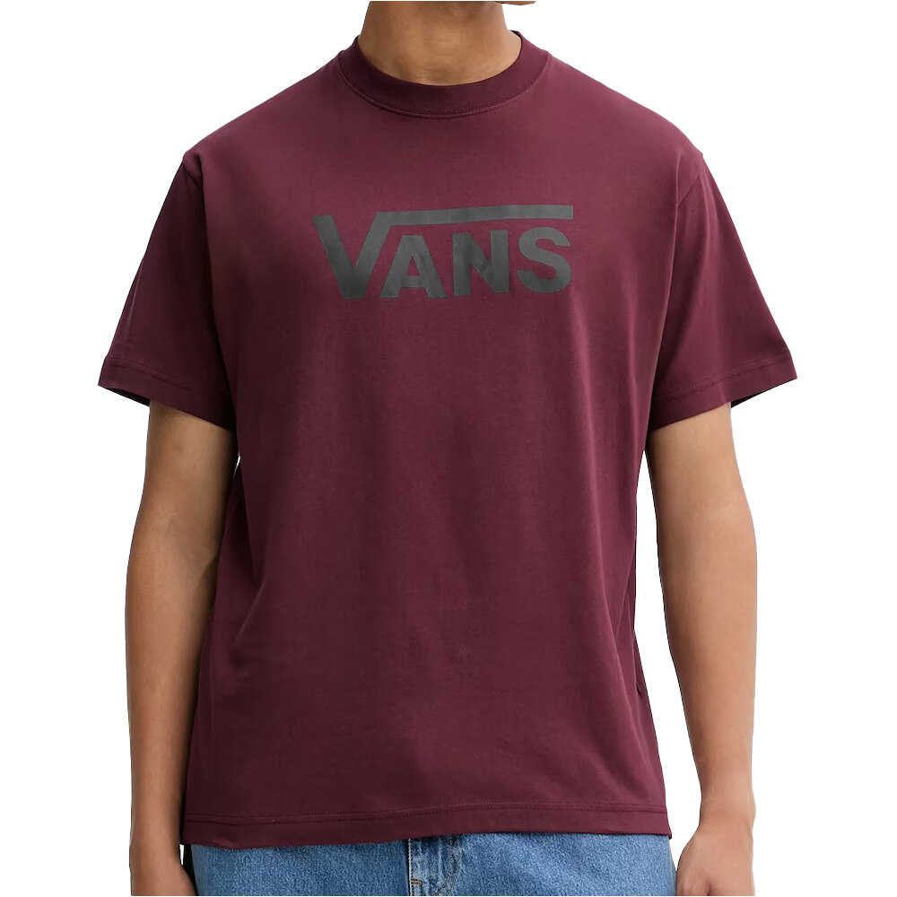 Classic camiseta manga corta hombre Granate (L)