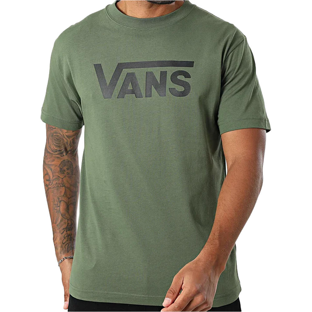 Classic camiseta manga corta hombre Verde (XL)