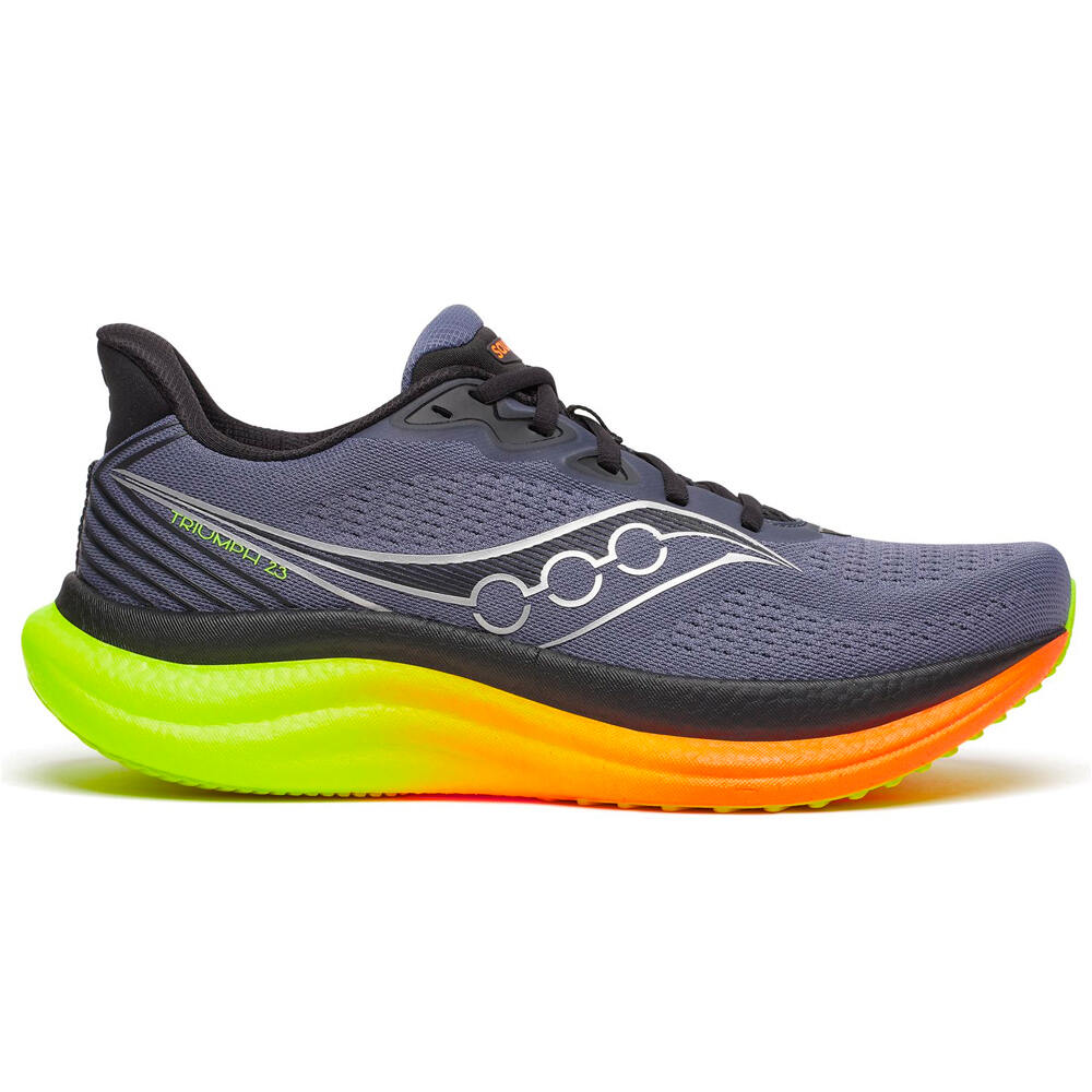 Triumph 23 zapatilla running hombre Negro (42)