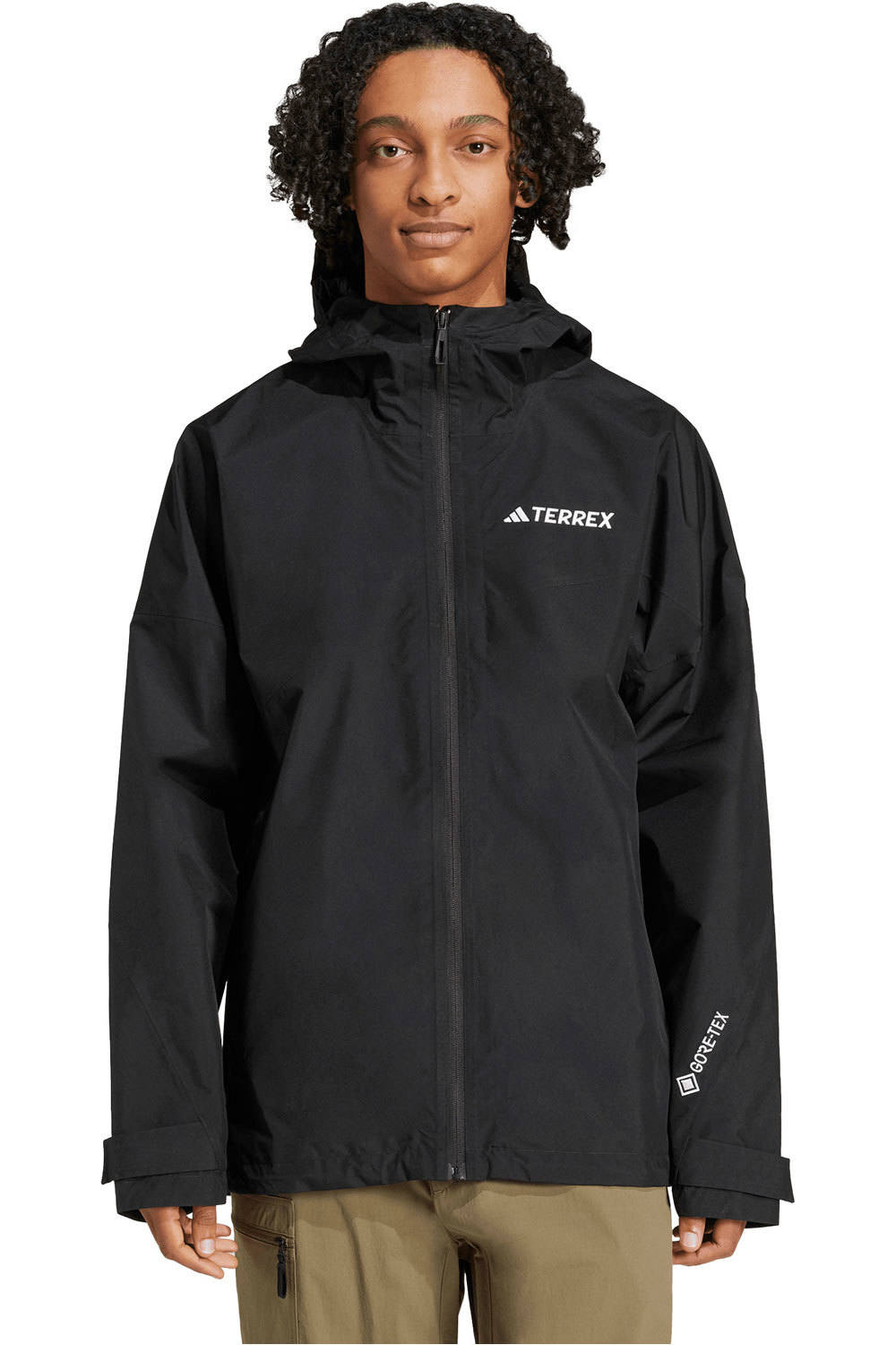 Terrex xperior 2l gore jkt chaqueta impermeable hombre Negro (S)