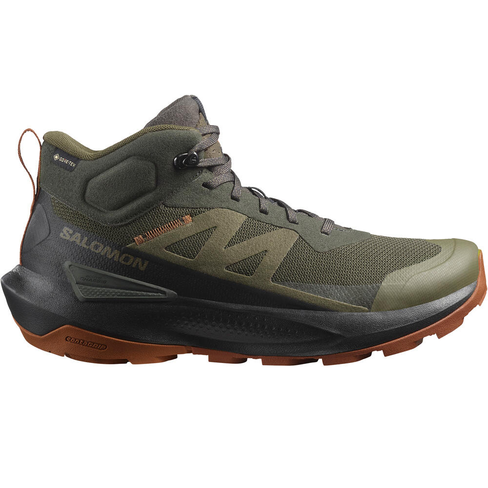 Elixir activ mid gore-tex bota trekking hombre Verde (46)