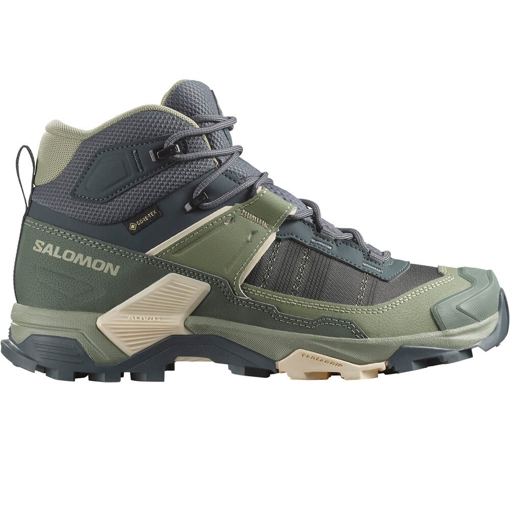 X ultra 5 mid gore-tex bota trekking mujer Gris (38 2/3)