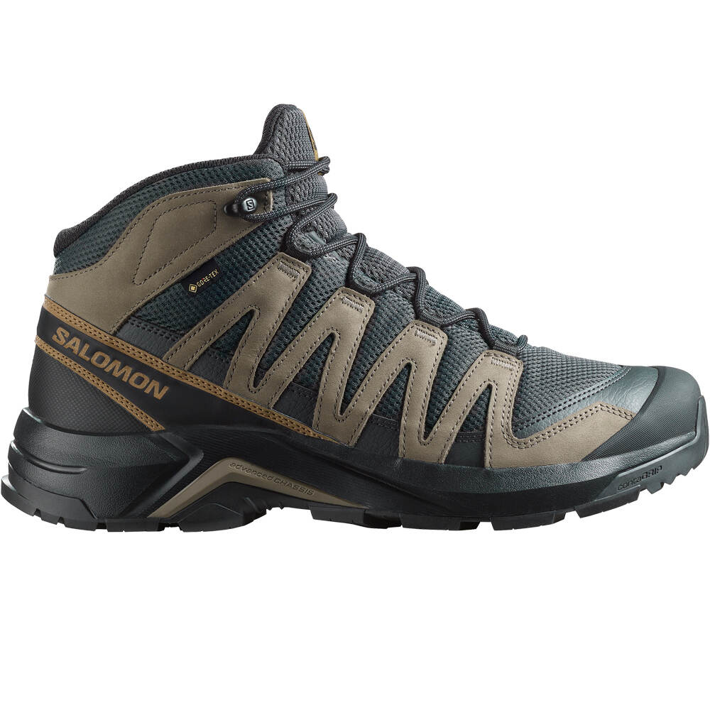 X-adventure recon mid gore-tex bota trekking hombre Gris (44)