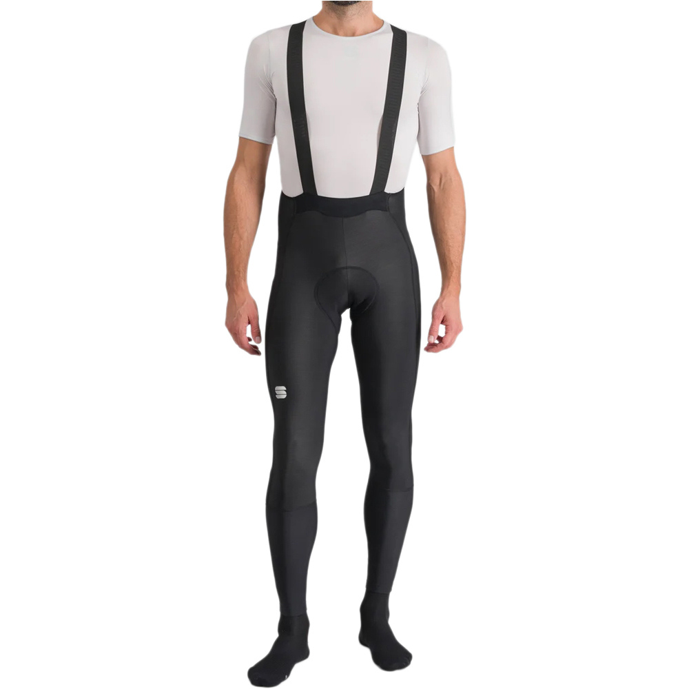 Bodyfit pro culotte largo hombre Negro (XXL)