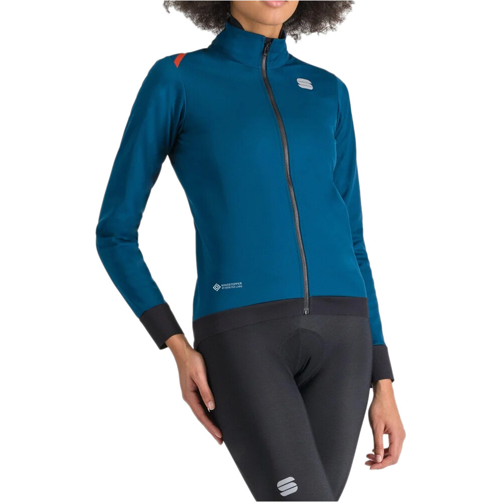 Fiandre cortavientos ciclismo mujer Azul (L)