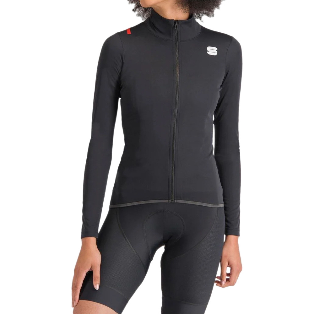 Fiandre light cortavientos ciclismo mujer Negro (M)
