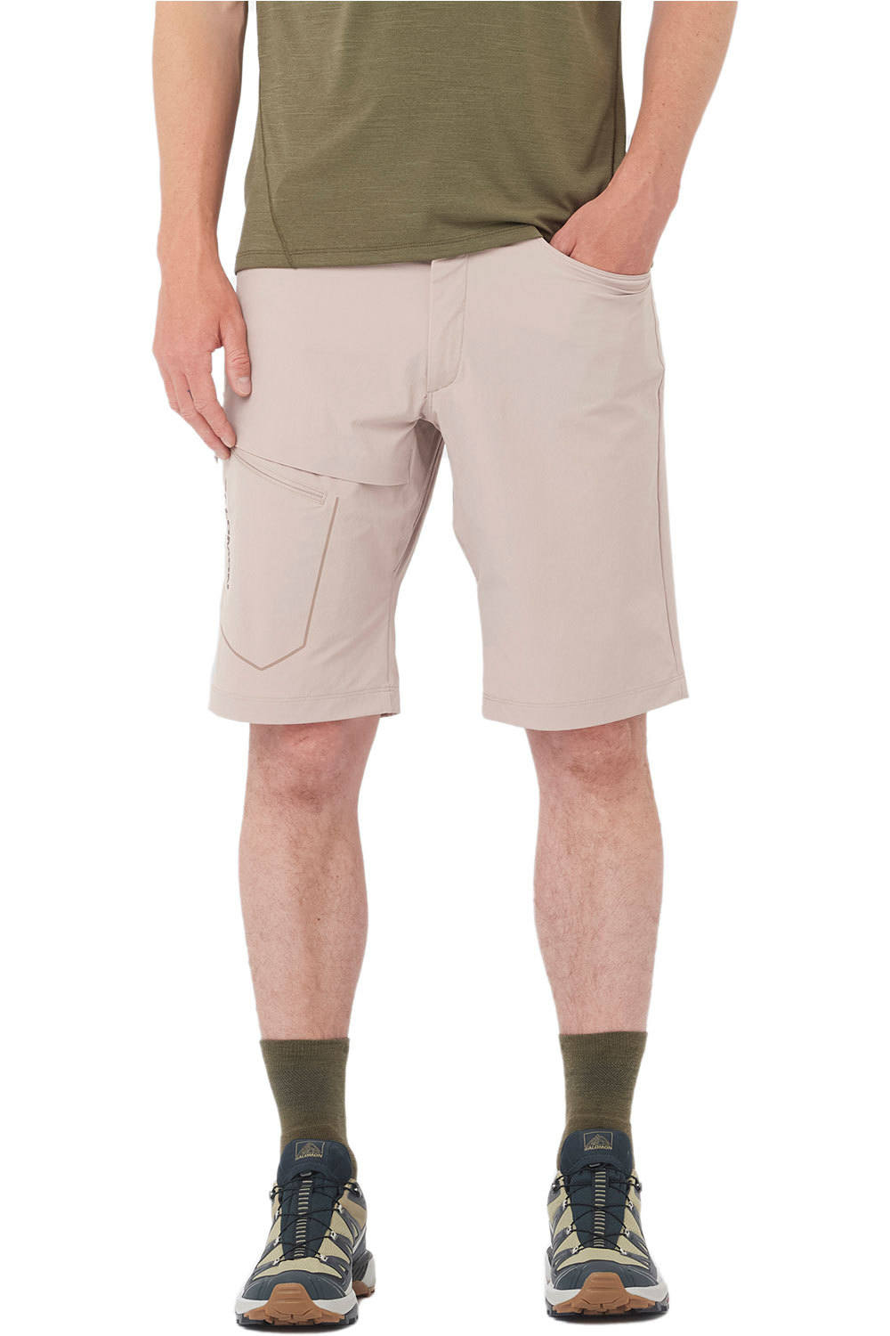 Wayfarer pantalón corto montaña hombre Marron (46)