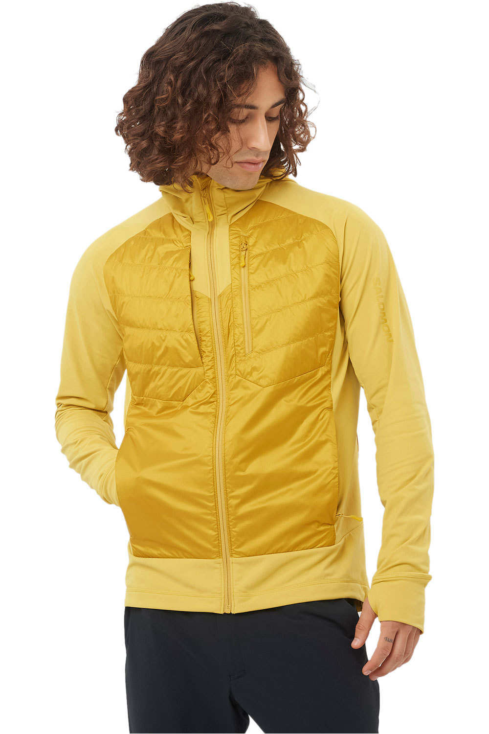 Elixir hybrid chaqueta outdoor hombre Verde (L)