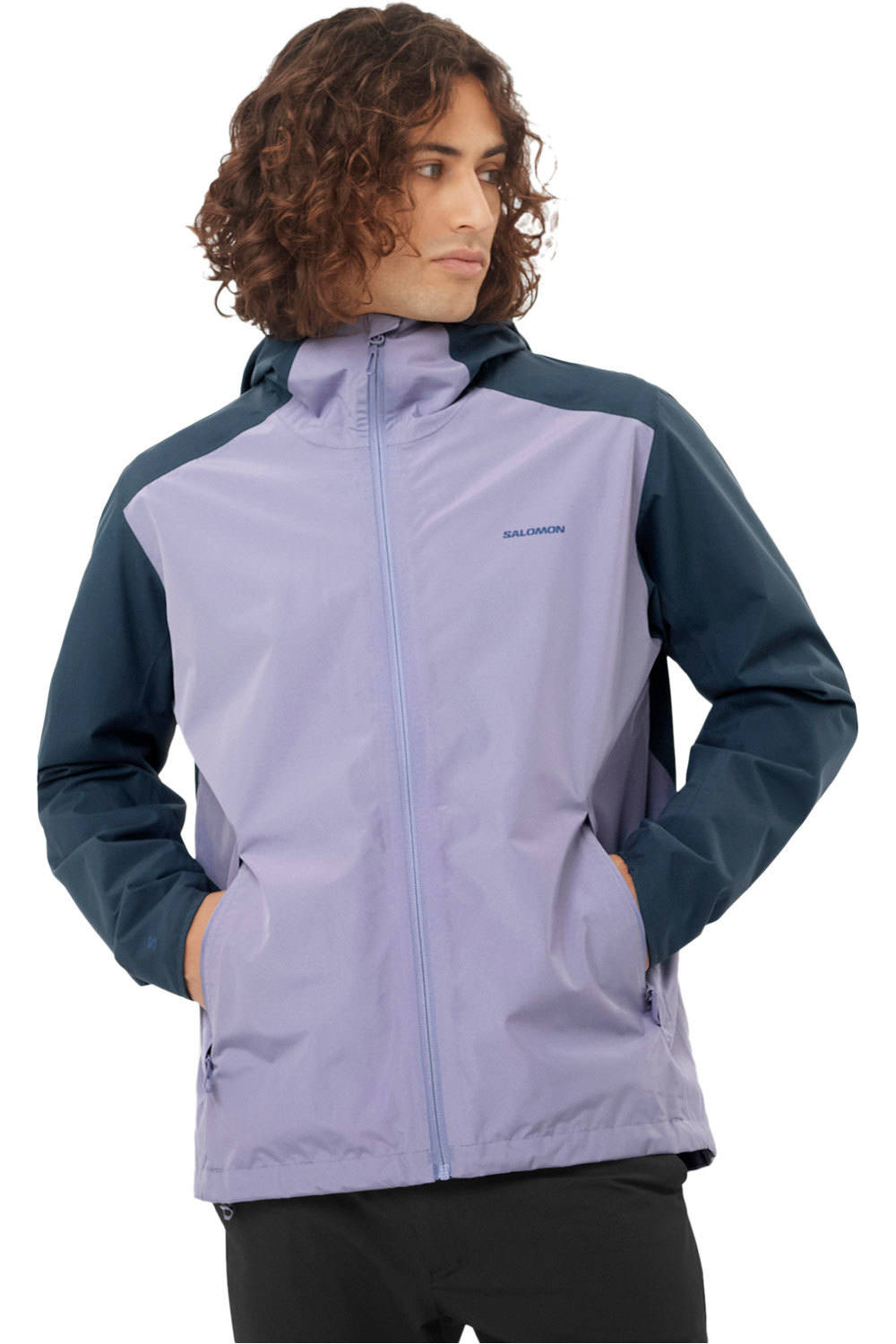 Outscape 2l chaqueta impermeable hombre Azul (L)