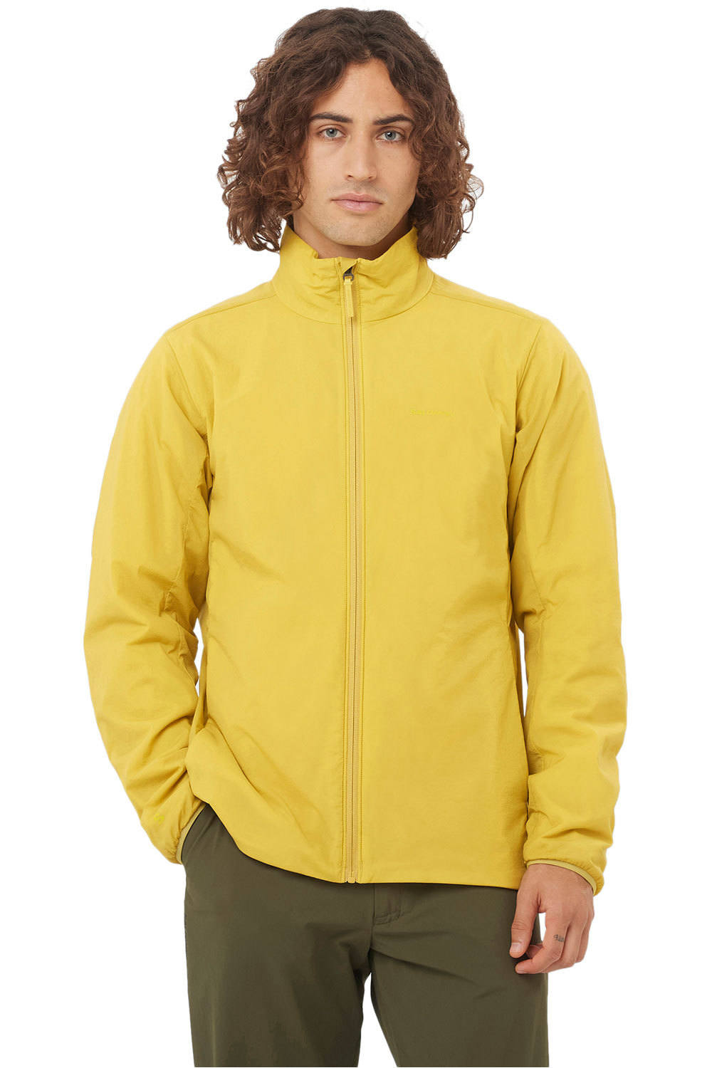 Mountain flex chaqueta outdoor hombre Verde (L)