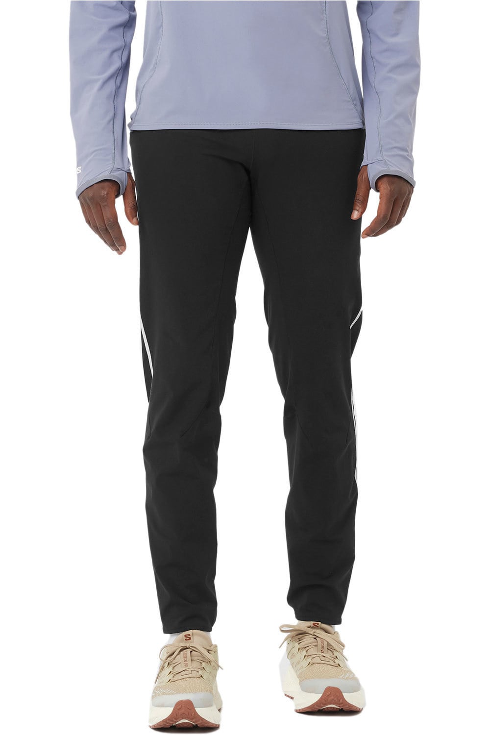 Sense stow malla larga running hombre Negro (M)