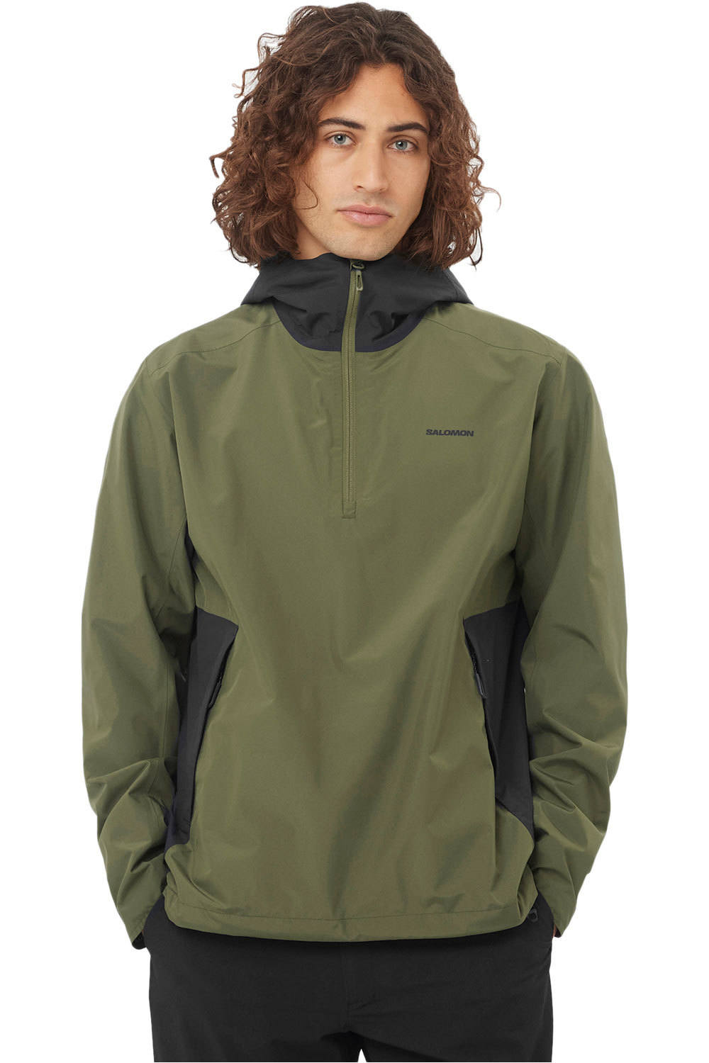 Outscape 2l chaqueta impermeable hombre Verde (XL)