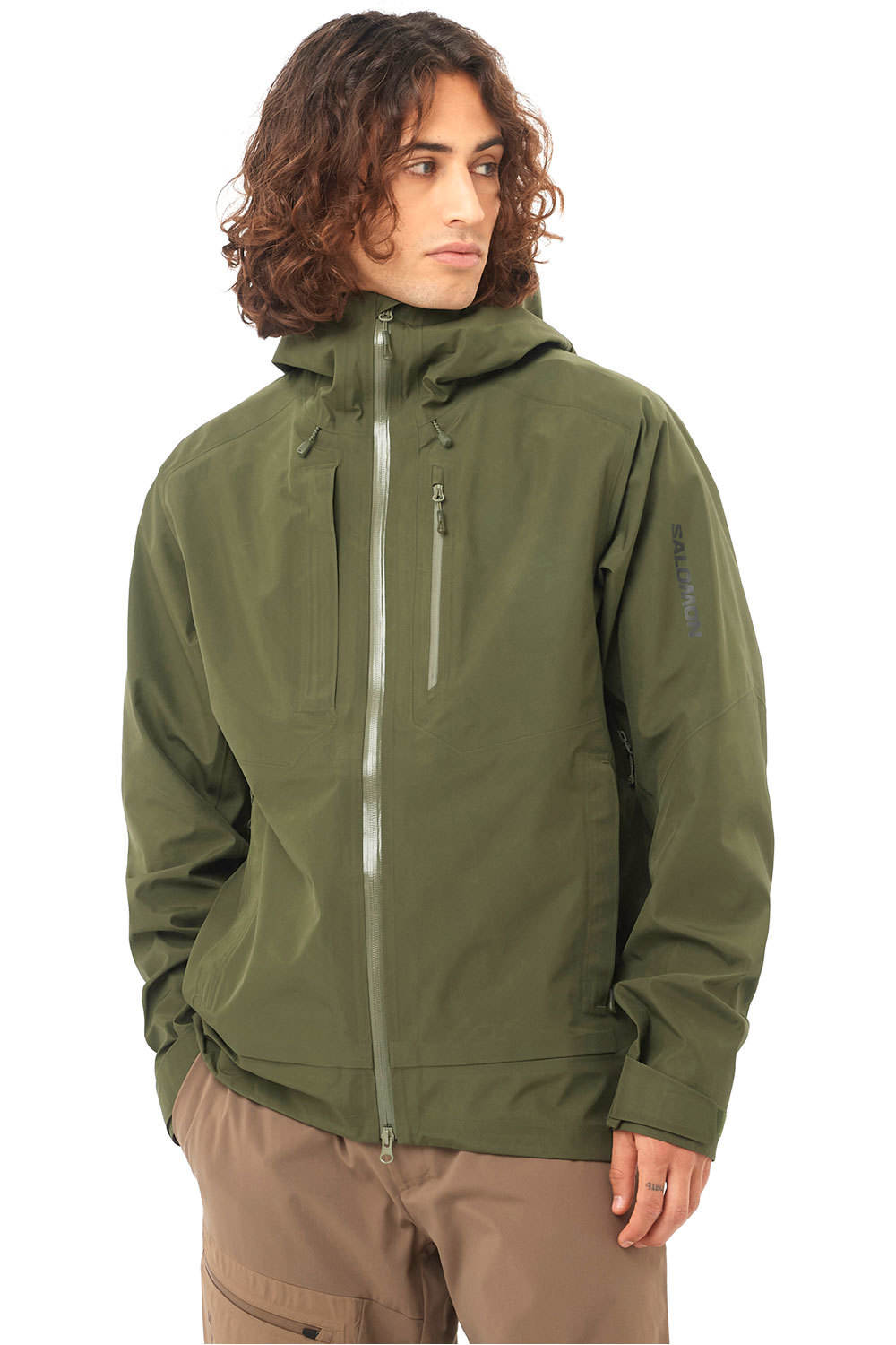 Outline 3l gore-tex chaqueta impermeable hombre Verde (XXL)