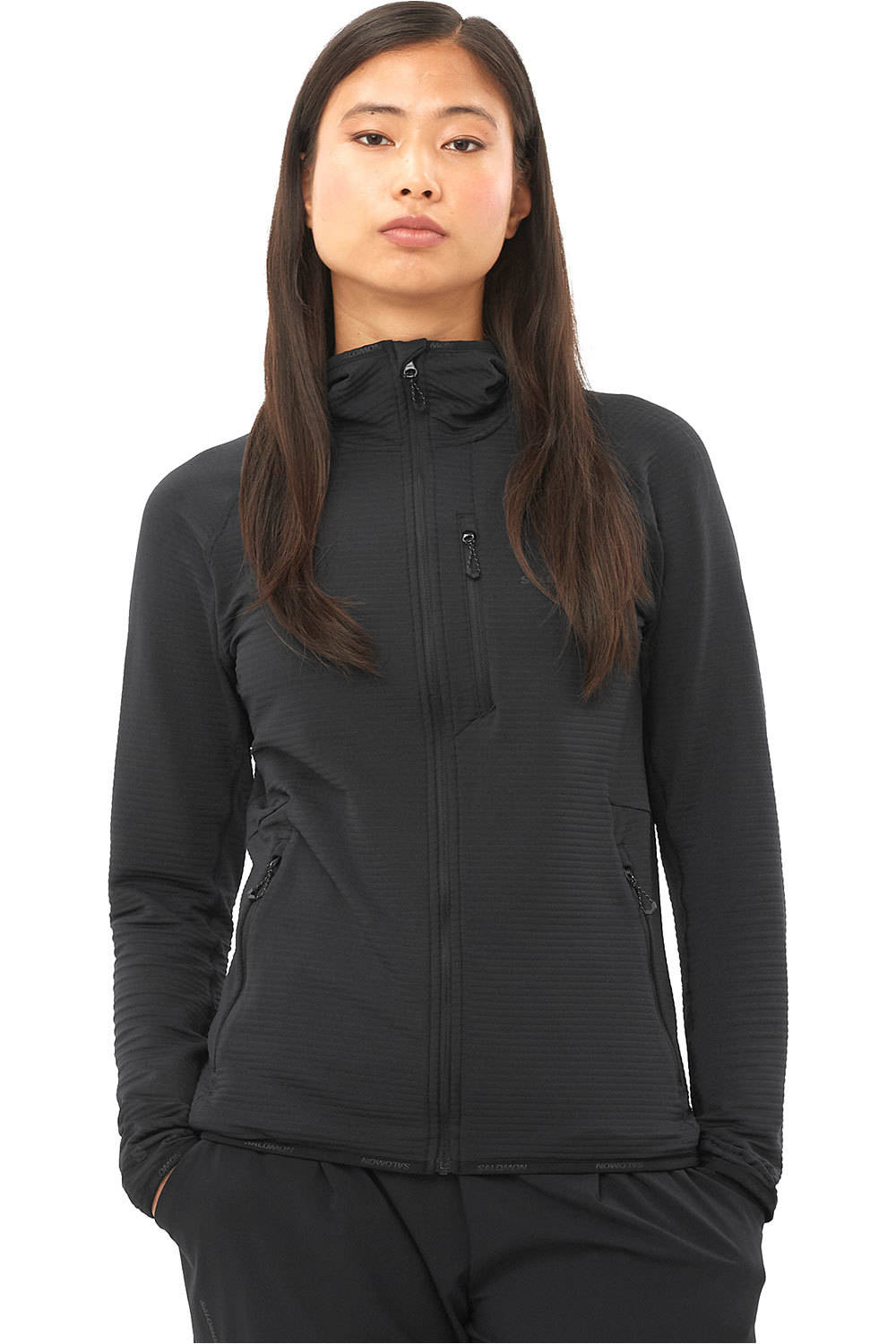 Essential lightwarm forro polar mujer Negro