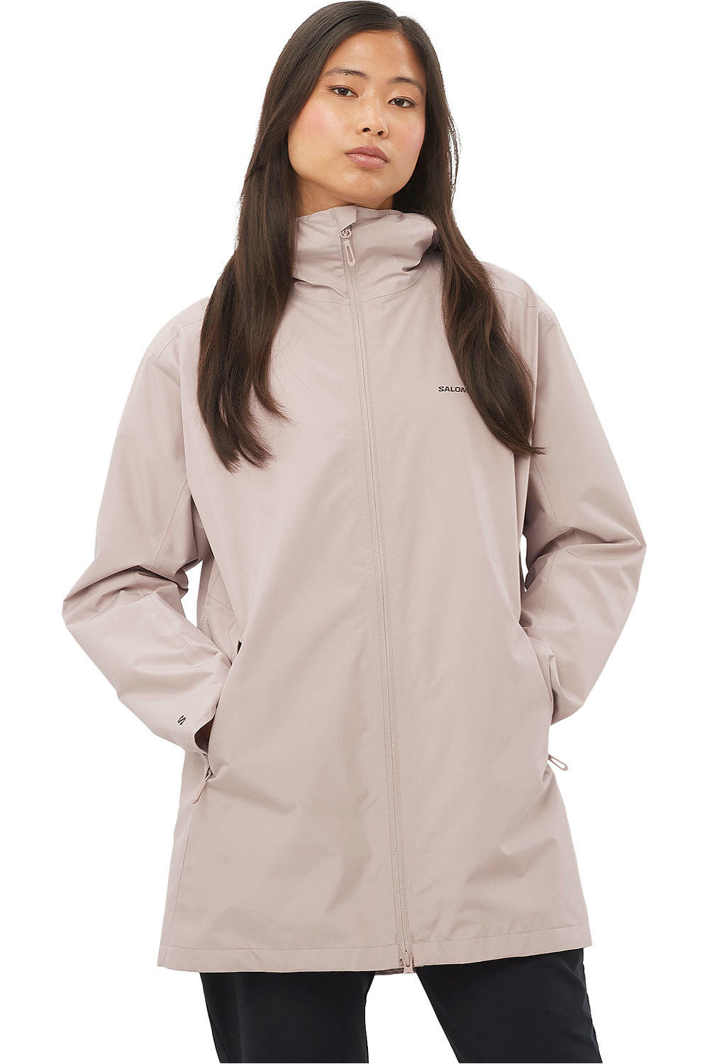Outscape 2l chaqueta impermeable mujer Marron (XS)
