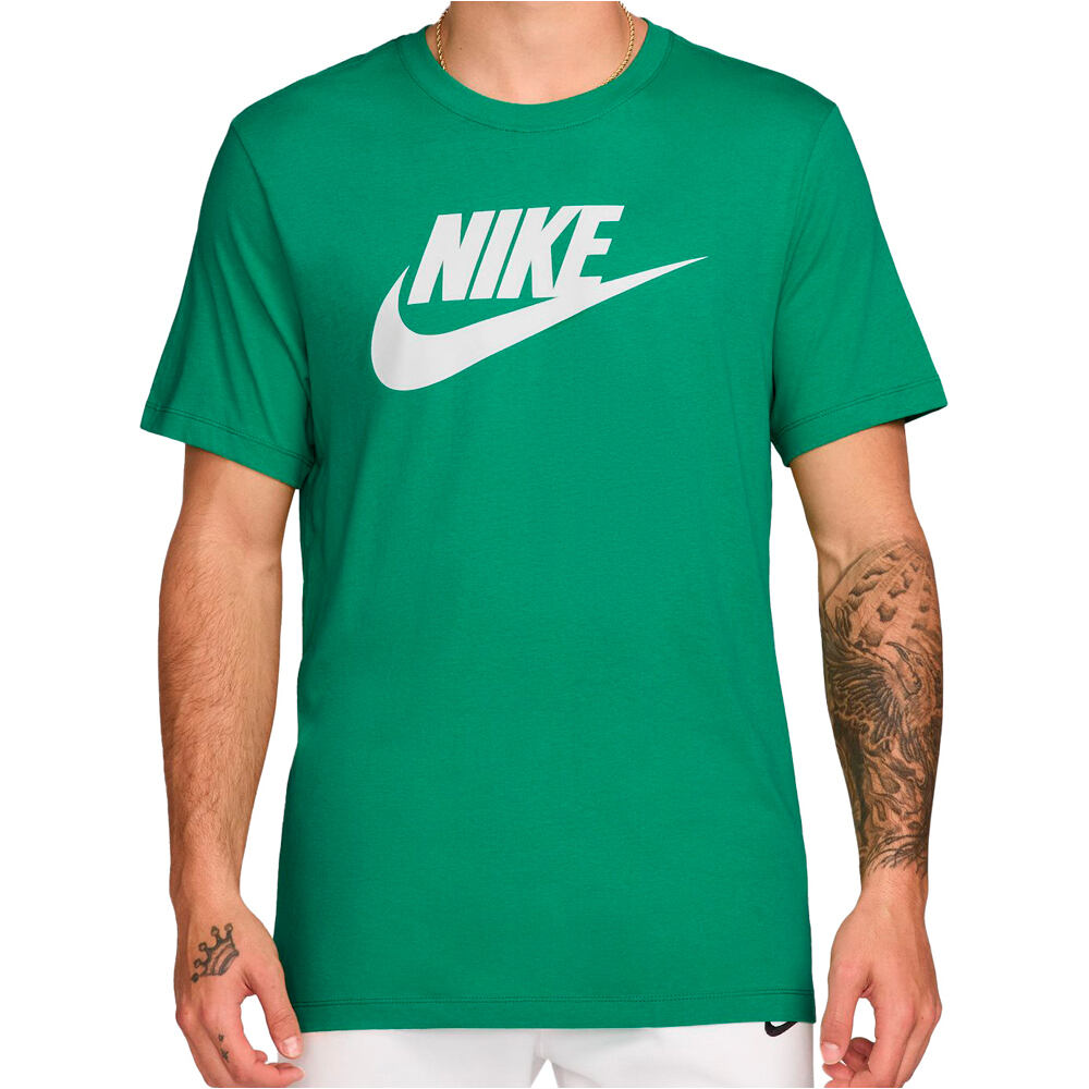 Sportswear icon camiseta manga corta hombre Verde (L)