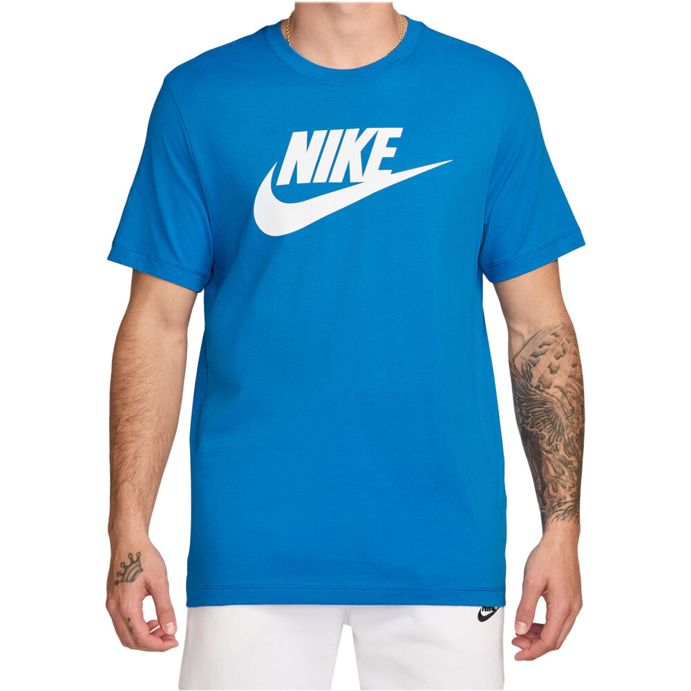 Sportswear icon camiseta manga corta hombre Azul (S)