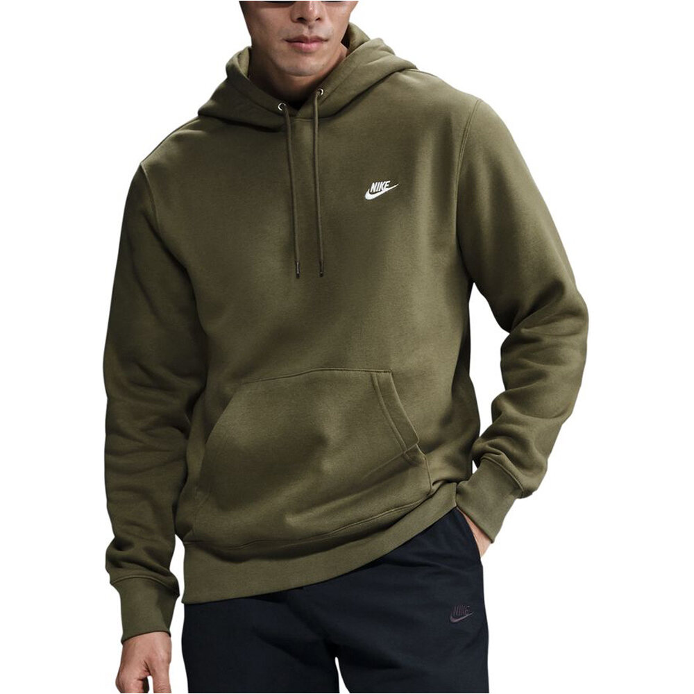Nike club sudadera hombre Verde (M)