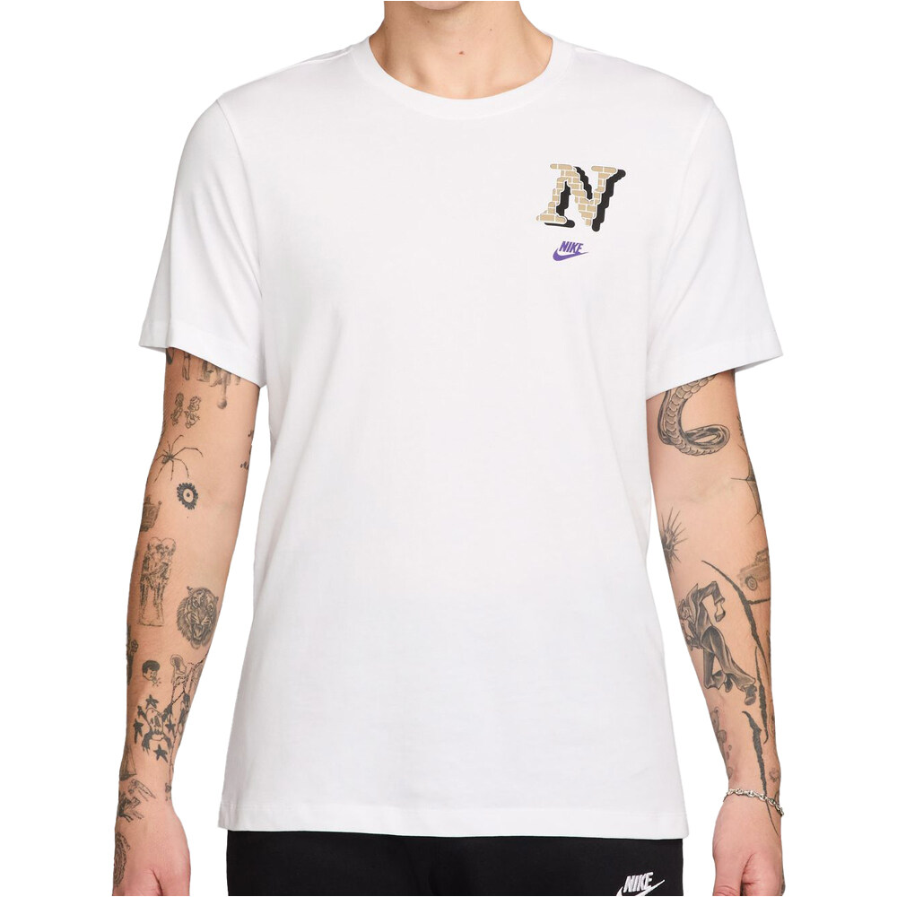 Sportswear club camiseta manga corta hombre Blanco (S)