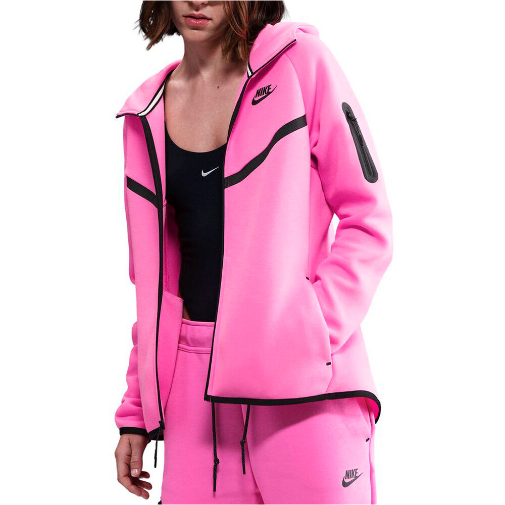 Sportswear tech sudadera mujer Rosa (XL)