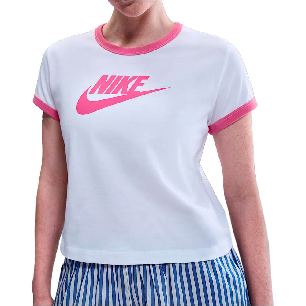 Nike sportswear ringer camiseta manga corta mujer